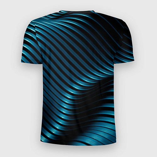 Мужская спорт-футболка Плавность, / 3D-принт – фото 2