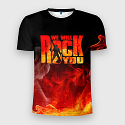 Мужская спорт-футболка Queen - We Will Rock You