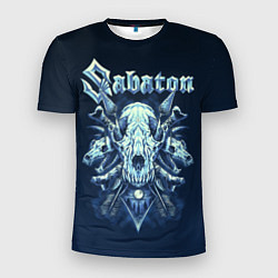 Мужская спорт-футболка Skull Sabaton