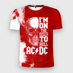 Футболка спортивная мужская I'm on the highway to hell ACDC, цвет: 3D-принт