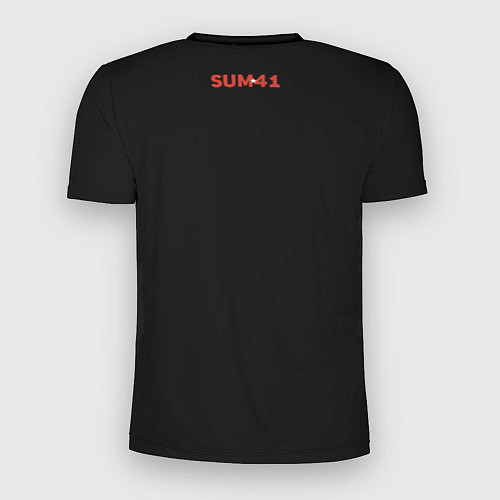 Мужская спорт-футболка Skull Sum41 / 3D-принт – фото 2
