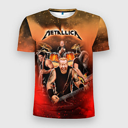 Футболка спортивная мужская Metallica, цвет: 3D-принт