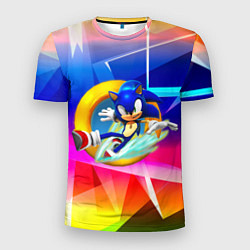 Футболка спортивная мужская Sonic, цвет: 3D-принт