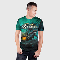 Футболка спортивная мужская Sabaton, цвет: 3D-принт — фото 2