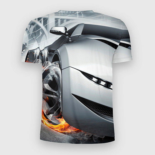 Мужская спорт-футболка Lamborghini / 3D-принт – фото 2