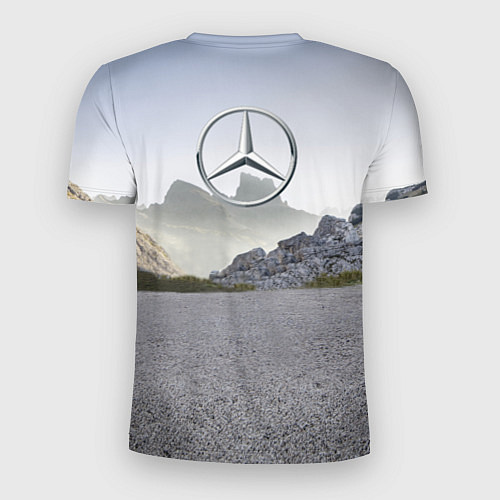 Мужская спорт-футболка Mercedes V8 Biturbo / 3D-принт – фото 2