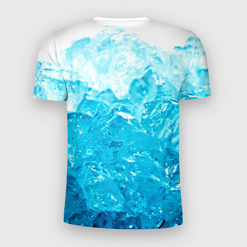 Мужская спорт-футболка Лёд / 3D-принт – фото 2