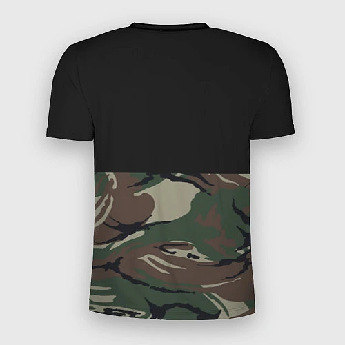 Мужская спорт-футболка Пограничные Войска камуфляж / 3D-принт – фото 2