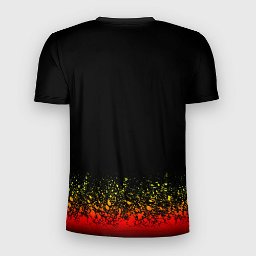 Мужская спорт-футболка MY HERO ACADEMIA logo on FIRE / 3D-принт – фото 2