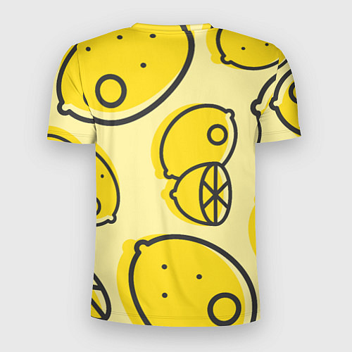 Мужская спорт-футболка Лимончики / 3D-принт – фото 2