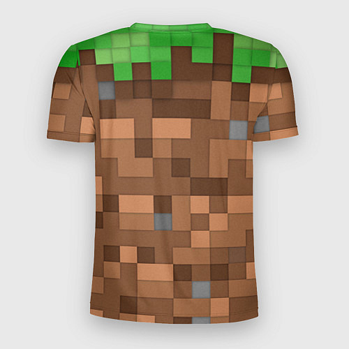 Мужская спорт-футболка Minecraft Creeper / 3D-принт – фото 2