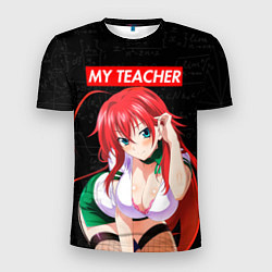 Футболка спортивная мужская SENPAI MY TEACHER, цвет: 3D-принт