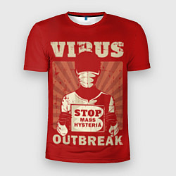 Мужская спорт-футболка Virus Outbreak