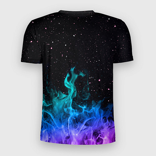 Мужская спорт-футболка Перламутровый огонь / 3D-принт – фото 2