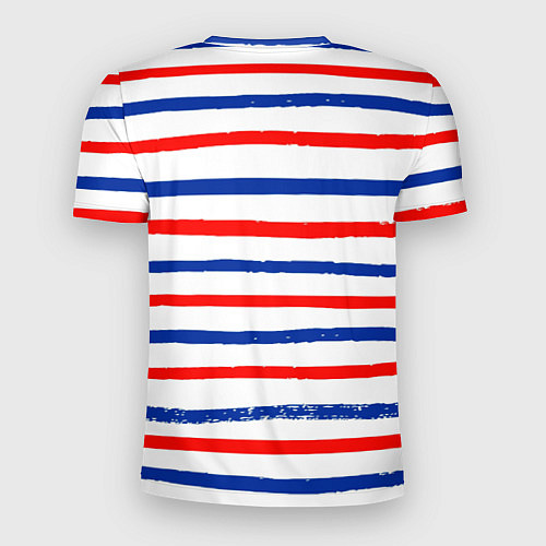 Мужская спорт-футболка Морская полоска / 3D-принт – фото 2