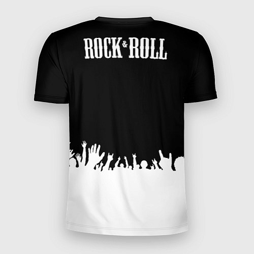 Мужская спорт-футболка Rock and Roll / 3D-принт – фото 2