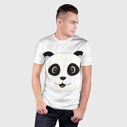 Футболка спортивная мужская Panda, цвет: 3D-принт — фото 2