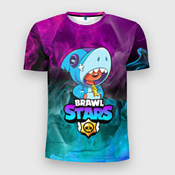 Мужская спорт-футболка BRAWL STARS LEON SHARK