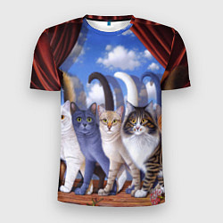 Мужская спорт-футболка Коты