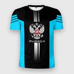 Мужская спорт-футболка Russia