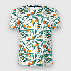 Мужская спорт-футболка Оранжевое лето