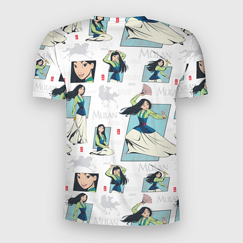 Мужская спорт-футболка Mulan Pattern / 3D-принт – фото 2