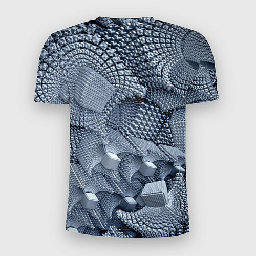 Мужская спорт-футболка GREY / 3D-принт – фото 2