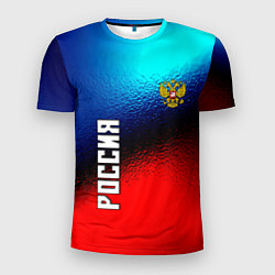 Футболка спортивная мужская RUSSIA SPORT, цвет: 3D-принт