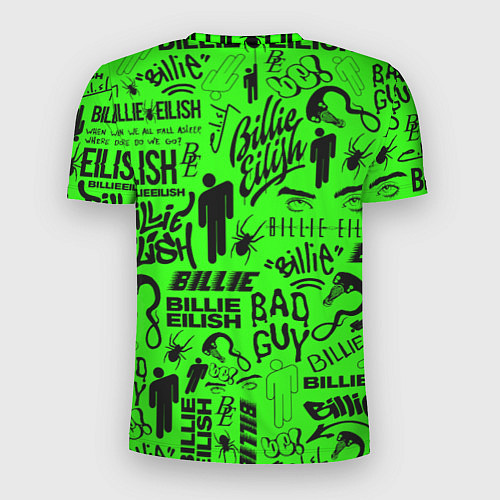 Мужская спорт-футболка BILLIE EILISH БИЛЛИ АЙЛИШ / 3D-принт – фото 2