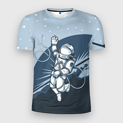 Футболка спортивная мужская Космонавт, цвет: 3D-принт