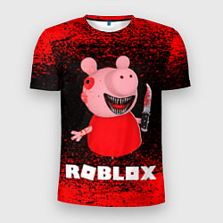 Футболка спортивная мужская Roblox Piggy, цвет: 3D-принт