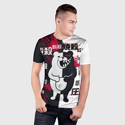 Футболка спортивная мужская Monokuma, цвет: 3D-принт — фото 2