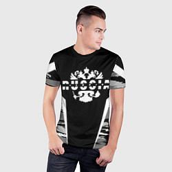 Футболка спортивная мужская Леонид - камуфляж, цвет: 3D-принт — фото 2