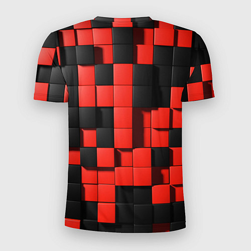Мужская спорт-футболка КУБИКИ 3D / 3D-принт – фото 2