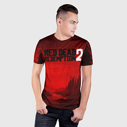 Футболка спортивная мужская Red Dead Redemption 2, цвет: 3D-принт — фото 2