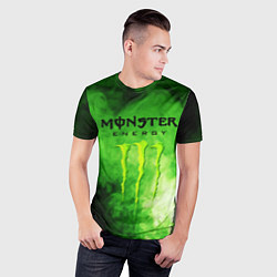 Футболка спортивная мужская MONSTER ENERGY, цвет: 3D-принт — фото 2