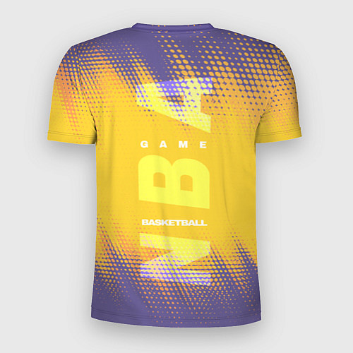 Мужская спорт-футболка Los Angeles Lakers / 3D-принт – фото 2