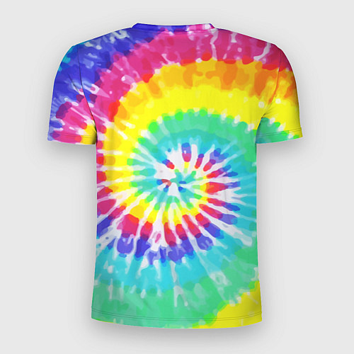 Мужская спорт-футболка TIE-DYE СТЕНА / 3D-принт – фото 2