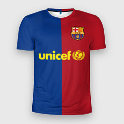 Футболка спортивная мужская Форма Barcelona Messi, цвет: 3D-принт