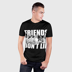 Футболка спортивная мужская Friends Dont Lie, цвет: 3D-принт — фото 2