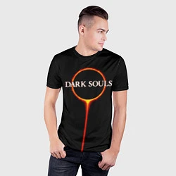 Футболка спортивная мужская Dark Souls, цвет: 3D-принт — фото 2