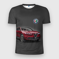 Мужская спорт-футболка Alfa Romeo - Italy