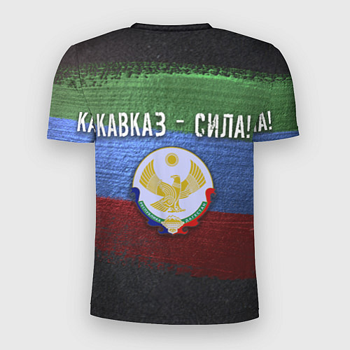 Мужская спорт-футболка Дагестан - Кавказ Сила / 3D-принт – фото 2
