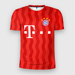 Футболка спортивная мужская FC Bayern Munchen униформа, цвет: 3D-принт