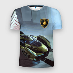 Мужская спорт-футболка Lamborghini - motorsport extreme