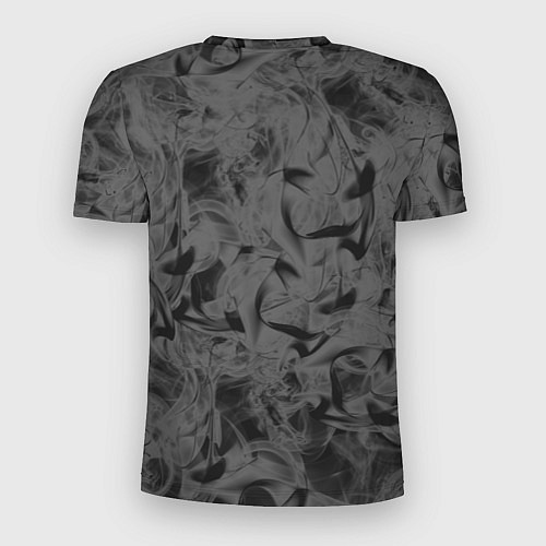 Мужская спорт-футболка Черная дымка / 3D-принт – фото 2