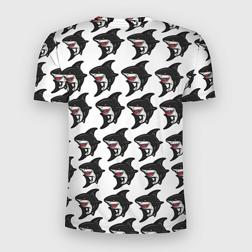Мужская спорт-футболка Акула / 3D-принт – фото 2