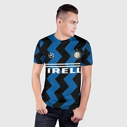 Футболка спортивная мужская Inter Home Jersey 202122, цвет: 3D-принт — фото 2