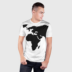 Футболка спортивная мужская Весь мир, цвет: 3D-принт — фото 2