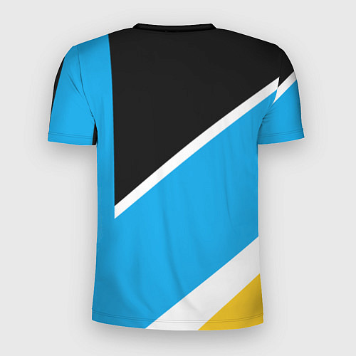 Мужская спорт-футболка Athletic team blue / 3D-принт – фото 2